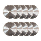 LSS 12 Dry or Wet Cutting General Purpose Power Saw Segmented Diamond Blades for Concrete Stone Brick Masonry (Factory Direct Sale) (10pcs)