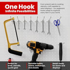 100 PC PEG Board Hooks 4 inch Pegboard Hooks 4" Length Wholesale Lot