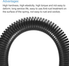 MECCANIXITY Spring Tube Bender OD 27 mm/1.1" Steel Spring Pipe Bending Tubes 520 mm/20.5" Long for 1" PVC Pipe(ID 28 mm) Home Renovations, Electrician Wiring Bending Pipe