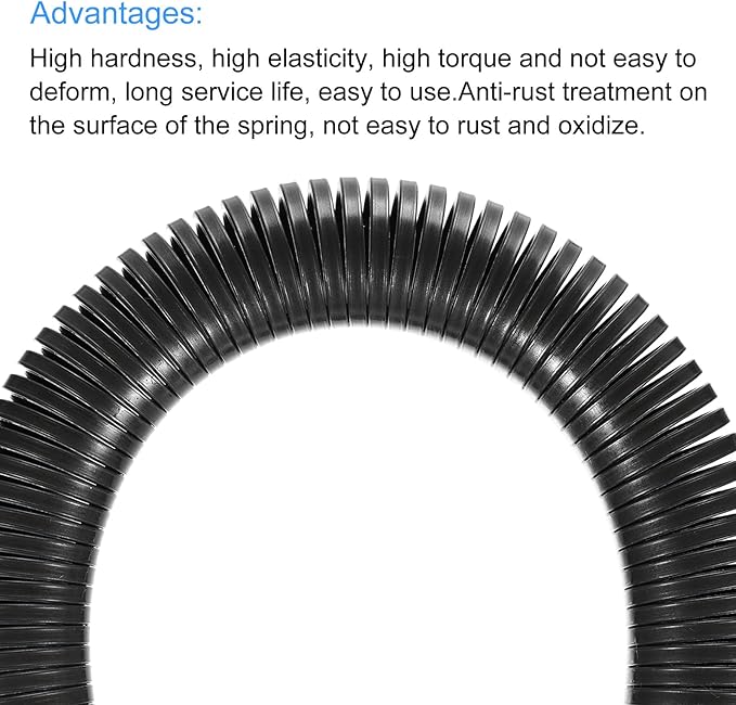 MECCANIXITY Spring Tube Bender OD 27 mm/1.1" Steel Spring Pipe Bending Tubes 520 mm/20.5" Long for 1" PVC Pipe(ID 28 mm) Home Renovations, Electrician Wiring Bending Pipe