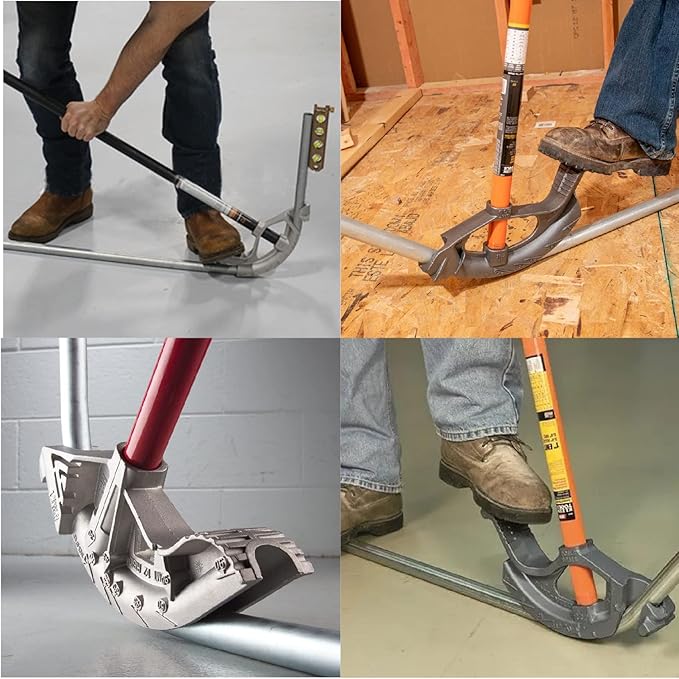 Conduit Bender Tool for 3/4inch EMT and 1/2 inch Rigid Pipes for Stub-Ups,Offsets,Back-to-Back(Aluminum)