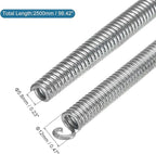 MECCANIXITY Spring Tube Bender OD 12mm/0.47" Steel Spring Pipe Copper Tubes 2500mm/98.42" Long for 5/8" Copper Pipe(16mm) in Home Renovations,Electrician Wiring Bending Pipe(insert-pipe use)