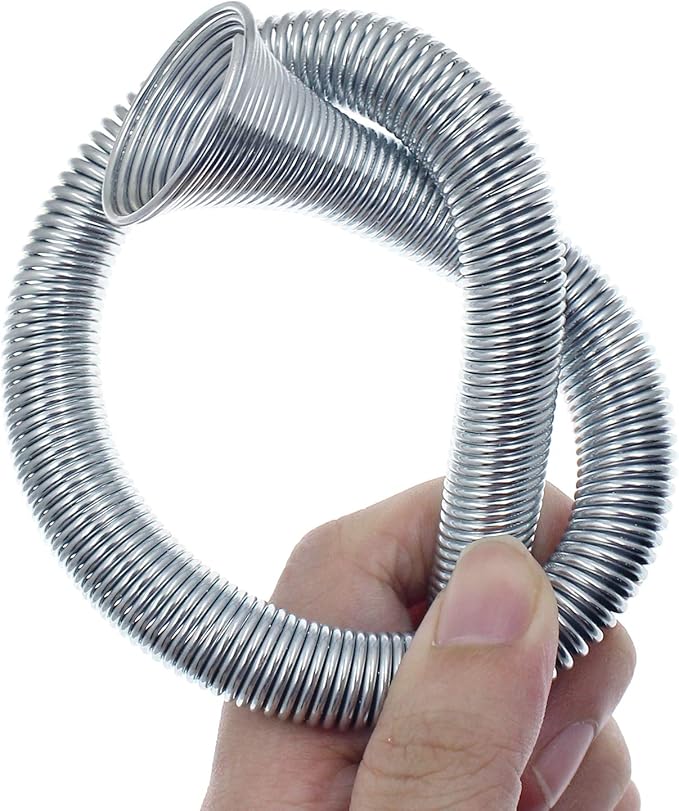 5 Pack Spring Tube Bender Set 1/4'', 3/8'', 1/2'', 5/8'' and 3/4'' for Copper, Aluminum and Thin Wall Steel Tubing Bender Kit, 13.78" / 350mm Length