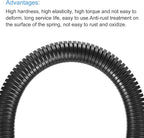 MECCANIXITY Spring Tube Bender OD 20 mm/0.8" Steel Spring Pipe Bending Tubes 520 mm/20.5" Long for 3/4" PVC Pipe(ID 21 mm) Home Renovations, Electrician Wiring Bending Pipe