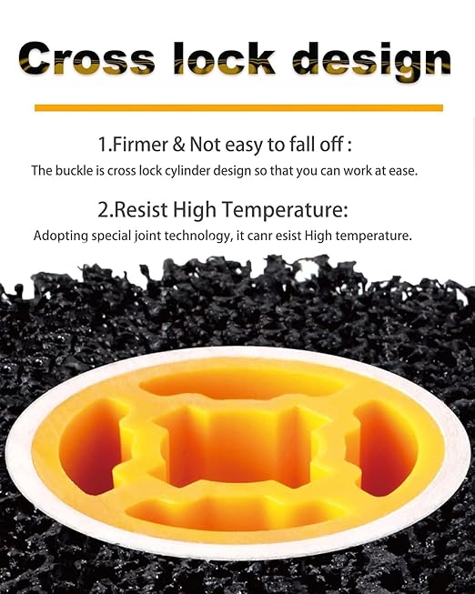 Rocaris 6 Pack Abrasive Drum Paint and Rust Remover, 40 Grit Abrasive Wheel Wire Drawing Polishing Wheel for Wood Metal Surface Polishing, 4.5" x 4"