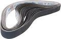 1 x 30 Inch Silicon Carbide Sanding Belts, 24Pcs 1x30 Inch Belt Sander Belts, 6 Each of 400, 600, 800, 1000 Grits Knife Sharpening Belt for Metal, Glass, Steel, Aolly, Rubber, Plastic, Wood