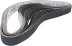 1 x 30 Inch Silicon Carbide Sanding Belts, 24Pcs 1x30 Inch Belt Sander Belts, 6 Each of 400, 600, 800, 1000 Grits Knife Sharpening Belt for Metal, Glass, Steel, Aolly, Rubber, Plastic, Wood