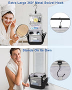 Relavel Hanging Toiletry Bag for Men and Women, Travel Toiletries Bag Water-resistant Large Makeup Cosmetic Organizer Storage, Shaving Dopp Kit Shower Bathroom Hygiene Bags, Carry-on Travel Essentials