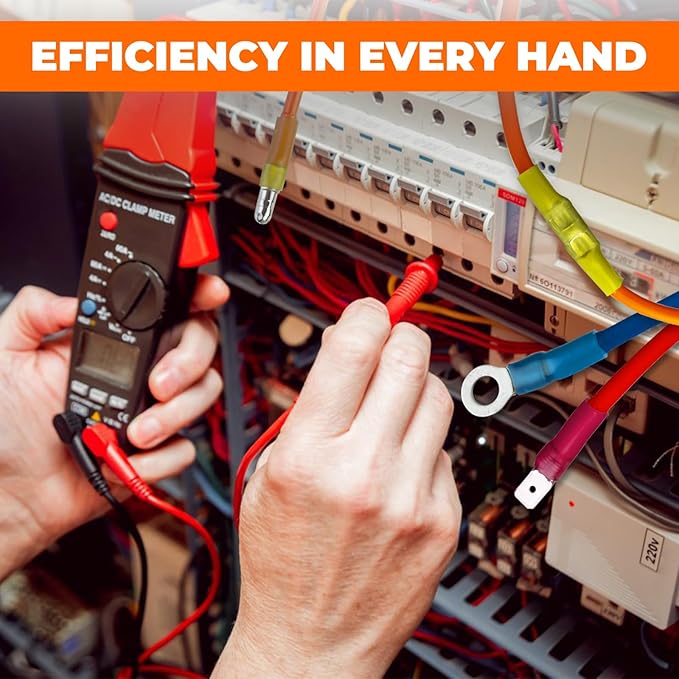 Crimping Tool For Heat Shrink Connectors, 220PCS Waterproof Automotive Marine Grade Heat Shrink Butt Connectors Kit, Tinned Red Copper AWG 26-10