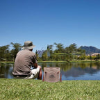 Multifunctional Portable Folding Bucket Water Supplies for Outdoor Garden Camping Fishing Car Wash Space Saving (15L and 20L, Grey)