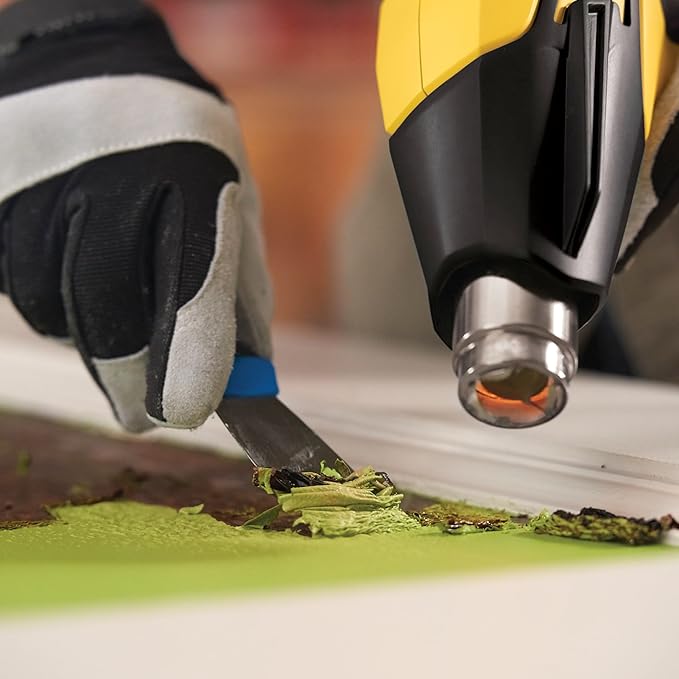 Wagner Spraytech 0503063 FURNO 500 Variable Temp Heat Gun, 2 Nozzles & 12 Temperature Settings Ranging 150°F-1200°F, Electric Heat Gun for Paint Removal, Bending PVC, Crafts and More