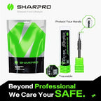 Carbide Ball Nose End Mills Set 2 Flute 4mm SHK. 2.5mm Cutting Dia. 3D Carving, High-Speed and Deep Cutting, AlCrN Coated, Apply for Alloy Steel, Stainless Steel and Various Cast Iron. (5PCS)