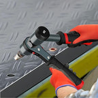 Rivet Nut Tool Rivet Nut Kit, Rivnut Tool Kit with 10 Metric and SAE Mandrels, 100 Pcs Rivet Nuts Assortment Kit, Professional Ratchet Nutsert Tool Kit with Rugged Carrying Case, TR21