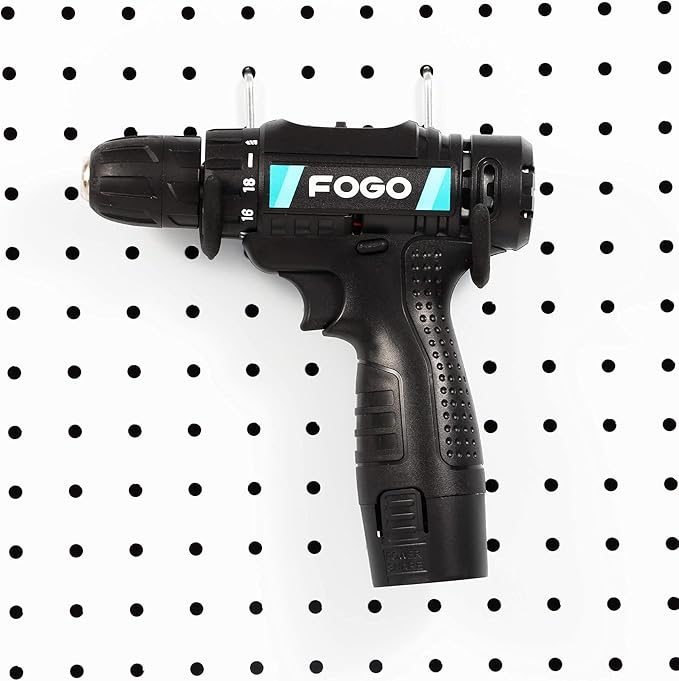 12 PCS Heavy Duty Pegboard Hooks, for Organizing Various Tools, for 1/4 Inch Pegboard, Black