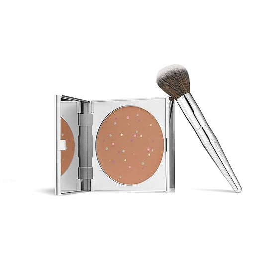 Magic Minerals by Jerome Alexander Jumbo Size Mineral Powder Foundation with Color Correctors, Antioxidant Skincare Formula (Medium Dark)-VeraVaultWomen