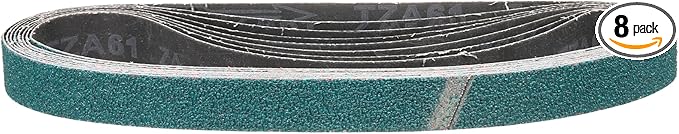 1 x 30 Inch Sanding Belt, 8 Pcs 40 Grit Zirconia Knife Sharpener Belts Work Sharpening for Belt Sander Knife Carving Tool Metal Working