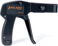 Paladin Tools PA45300 Stainless Steel Cable Tie Gun, Ergonomic Heavy Duty Zip Tie Gun Tool, Cut-off 5/65” to 1/4” Zip Ties (USA Quality Control)