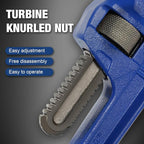 Drop Forged 2 Piece (12", 18 ") Pipe Wrench Set: Heavy Duty Hand Tools with Adjustable Plumbing Wrench, Exceed GGG standard