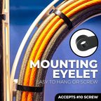 BEST CONNECTIONS Black Cable Ties – 1,000 Pcs Cable Zip Ties 8 Inch with Screw Down Hole for Mounting- Strong Nylon Wire Ties with 50 Lbs Tensile Strength – Cable Management Ties for Outdoor & Indoor