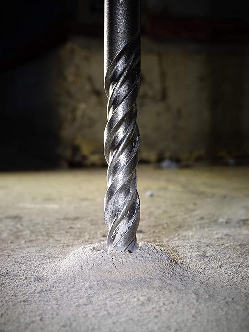 1-1/4 Inch x 18 Inch SDS Plus Rotary Hammer Drill Bit, Carbide Tipped for Brick, Stone, and Concrete (1-1/4" x 18")