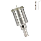 1-3/16inch | 30mm Diamond Hole Saw with Center Drill bit and Diamond-Coated Center Drill bit for Ceramic Glass Marble Fiberglass Granite and Porcelain Tiles by CENYB