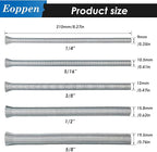 Spring Tubing Benders Kit 1/4, 5/16, 3/8, 1/2 and 5/8 Inch 5 in 1 Tube Bender Set for Copper, Brass, Aluminum and Thin Steel Tube