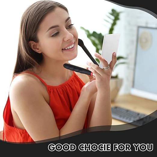 1 Pcs Telescoping Inspection Mirror Mechanics Automotive Tool with Long Handle Extendable Mirror on a Stick for Technicians Mechanics Contractors Checking Observation(Black,Square)