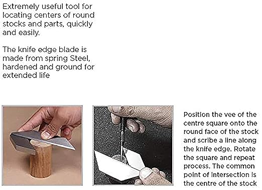 Groz 03522 3" Center Square, Finder Capacity