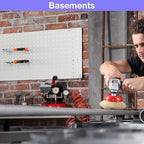 Moxweyeni 150 Pack Pegboard Hooks 3 Inch Metal Display Hooks Suitable for 1/8 Pegboard Accessories for Garage, Office, Kitchen, Store