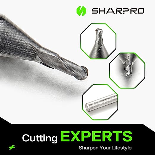 Carbide Ball Nose End Mill 2 Flute 4mm SHK. 1.5mm Cutting Dia. 3D Carving, High-Speed and Deep Cutting, AlCrN Coated, Apply for Alloy Steel, Stainless Steel and Various Cast Iron.