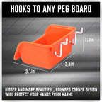HORUSDY 238-Piece Pegboard Hooks Assortment, Pegboard Accessories with Pegboard Bins for Organizing Various Tools