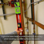 Kapro - 150-80 Semi-Professional I-Beam with Plumb Site Level - Features Horizontal Vial and Dual-View Plumb Site - Aluminum - 24 Inch