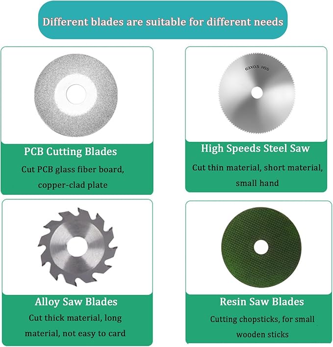 Mini table Saw, 7 Speed Adjustable Power Supply,Multi-Functional mini Table Saw for Crafts, Speed & Angle Adjustable, DIY Machine for Wood,Acrylic,Plastic,PCB cutting