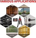 Rivet Nut Tool Kit, 16-Inch Rivnut Tool with 15 Metric & SAE Mandrels and Rivet Nut Gun, 200pcs Rivnut Tool Kit Assortment, Nutsert Tool Kit with Carrying Case