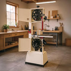 14-Inch Woodworking Bandsaw with 1-3/4 HP Motor Dual Voltage, 115/230V Heavy-Duty Worktable & Precision Fence, 13" Resaw Capacity, Dust Ports for Precision Wood Cutting (Standard Version)