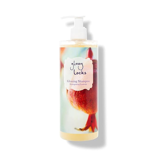 100% PURE Glossy Locks Glossing Shampoo Hair Wash Detox & Hydrate Shine Boosting Dry Dull Damaged Strands Avocado Butter & Seaweed Collagen Natural Care for Women & Men Vegan - 13.5 Fl Oz-VeraVaultWomen
