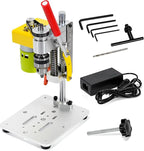 Electric Mini Bench Top Drill Press, 7 Speed Drilling Machine w/ B10 Chuck for 0.6-6mm Bits, Mefape DIY Metal Woodworking Jewelry Drill Tool