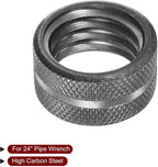 HARFINGTON Pipe Wrench Nut 24" Plumbing Wrench Replacement Knurl Nut Carbon Steel for 24" Adjustable Wrench