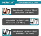 Libraton Copper Tube Cutter 1/4" to 2-3/4", Tube Cutter, Heavy-duty Tubing Cutter for Copper Pipe with Deburring Tool