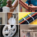 ALBO Zip Ties White 6 Inch 1000 Pack 40 lb, Long Plastic Cable Ties Thick 0.14 Inch Tie Wraps Heavy Duty UV Resistant Nylon Wire Ties for Indoor and Outdoor