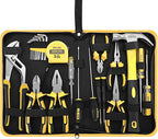 DOWELL 24 Pieces Homeowner Tool Set, Home Repair Hand Tool Kit with Portable Tool Bag