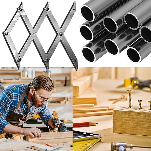 Picket Master Pro 3 Point Center Finder for Precise Measurements,Center Point Finder, Center Finding Tool,Equidistant Measuring Tool,Wood Working Welding Precise Center Finding