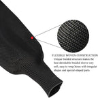 Braided Sleeving 2:1 Shrinkable Fabric Heat Shrink Tubing- Abrasion Protection Flexibility Wiring Harness Cable Sheath (1/2" ID, 16ft)