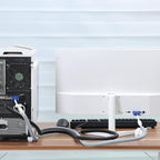 ZhiYo 20FT 1/2” Wire Loom Split Tubing Auto Wire Conduit Flexible Cover | High Temperature Heat Resistant -40F to 257F | Plastic Cover for Electrical Wires & Cables, Orange