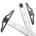 2 Pack - Pacific Arc 36 Inch T Square, Traditional Acrylic Graduated in Inch and Metric, Detachable Head