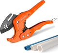 ValueMax PVC Pipe Cutter, Cuts up to 1-1/4", SK5 Blade PVC Cutter Tool, Ratcheting PVC Cutter, Pipe Cutter for PVC, PEX, PPR, Plastic Pipes