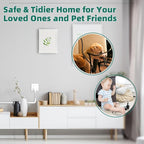 Cord Hider Raceway Kit, 39 inch Wall Cable Hider for 1 Cable, Silicone Material Hiding Wall Mount TV Powers Cords in Home Office, W0.59 H0.39in White