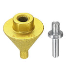 HARFINGTON Diamond Beveling Chamfer Bits 0-1.5" Dia M10 Thread Cone Bit with Adapter, Countersink Drill Bit to Enlarge Holes for Porcelain Tile, Marble, Ceramic, Glass, Stones