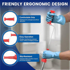 59787 Model K-3 Toilet Auger Clog Remover Toilet Snake for Unclogging with 3-Foot Snake and Bulb Head, Toilet Auger Snake for Unclogging Toilets for Home, Office, School, and More