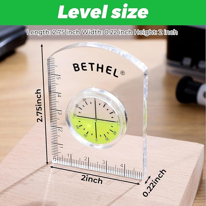 Circular Bubble Level Bullseye Degree Marked Surface Round Spirit Levels Measuring Tool
